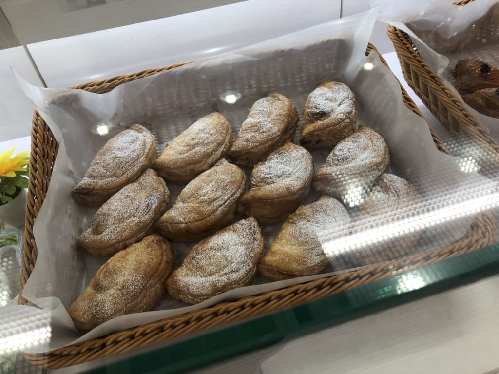 ミオ・テゾーロ店頭のアップルパイ